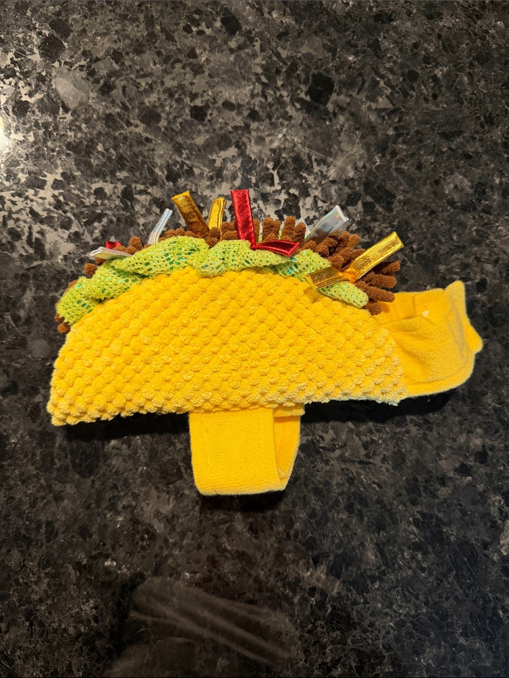 Yellow Taco Dog Costume Harness - Fun Pet Dress-Up